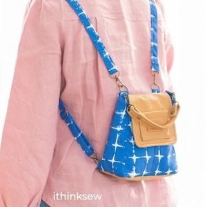 Harlow Mini Backpack / Detachable Handle Bag PDF Pattern