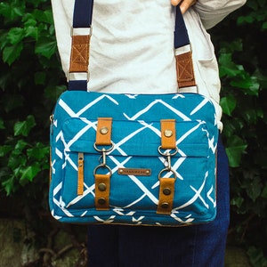 2 Fächer iPad/Tablet PC Corine Tasche, PDF Schnittmuster, Gadget Tasche