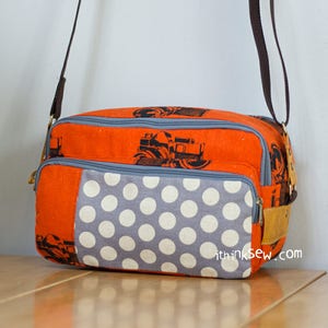 Eureka Camera Bag PDF Sewing Pattern with FREE Camera Strap pattern