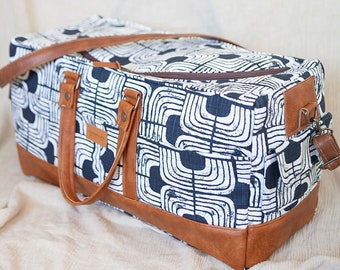 Remi Travel Bag PDF Sewing Pattern, duffle bag pattern