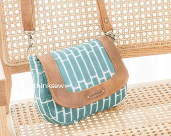 Trixie Cross Bag PDF Sewing Pattern, messenger bag