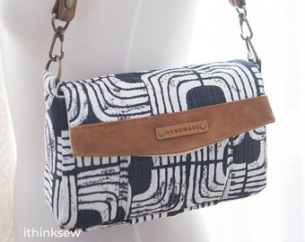 Leyla Cross Bag PDF Sewing Pattern, easy sewing pattern