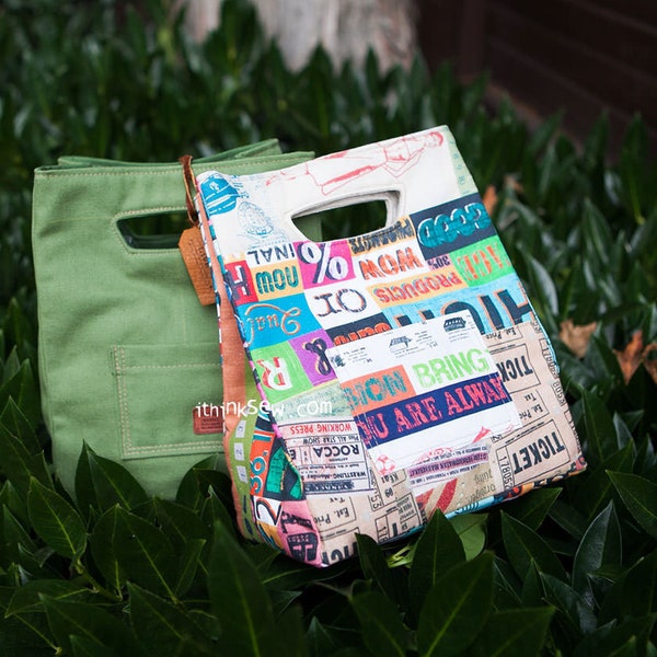 Glady Lunch Bag PDF Sewing Pattern, school bag, back to school