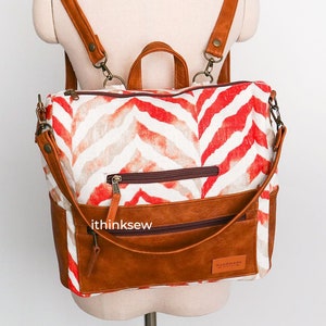Sapphire Backpack/Cross Bag PDF Sewing Pattern, school backpack