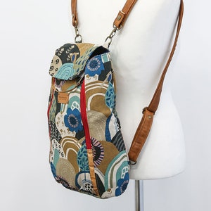 Domino Backpack PDF Sewing Pattern, school bag