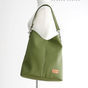 Frances Shoulder Bag PDF Sewing Pattern, easy bag pattern, leather bag