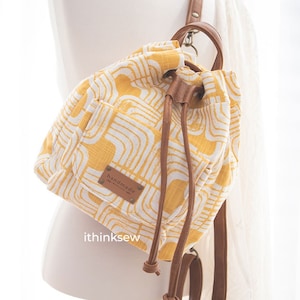 Ocean Bucket Backpack PDF Sewing Pattern