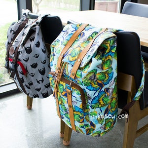 Beckett Back Pack PDF Sewing Pattern