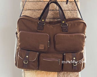 Harley Briefcase PDF Sewing Pattern | expert level bag making