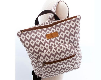 Brendan Backpack Sewing Pattern PDF | Large Diaper Bag Pattern with Zippers | Digital Download Bag Tutorial | Beginner Friendly Pattern