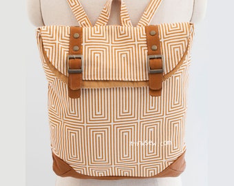 Brigitta Foldover Rucksack PDF Schnittmuster | DIY Umhängetasche Tutorial | Alltags Rucksack Muster | Vorlage für eine Tasche zum Selbernähen