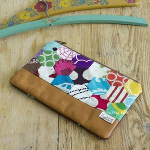 Melinda Zipper Pouch Sewing Pattern PDF | Hexagon Patchwork Makeup Bag | Scrap Buster Project for Sewists | DIY Cosmetic Case