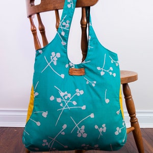 Patrón de costura en PDF para bolso hobo Lois / Tutorial fácil para bolso tote / Bolso de mano holgado DIY para principiantes / Patrón de bolso de hombro informal para mujer