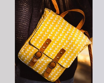 Patrón de costura PDF de la mochila Tatiana, patrón de mochila pequeña