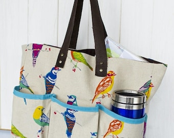 Bennett Tote Bag PDF Sewing Pattern | Sewing project | Weekend bag tutorial