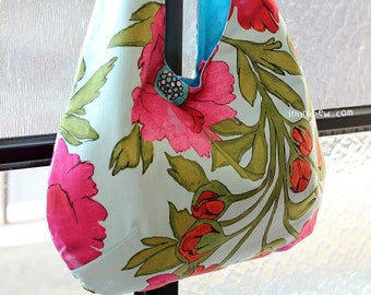 The Marsha Bag PDF Sewing Pattern, hobo bag, easy sewing pattern