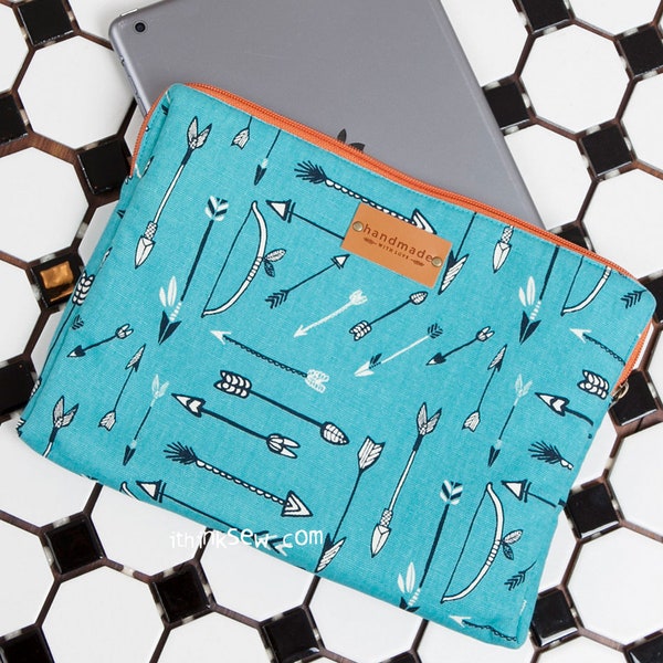 Darnella Macbook and Tablet Pouches PDF Sewing Pattern, easy sewing pattern