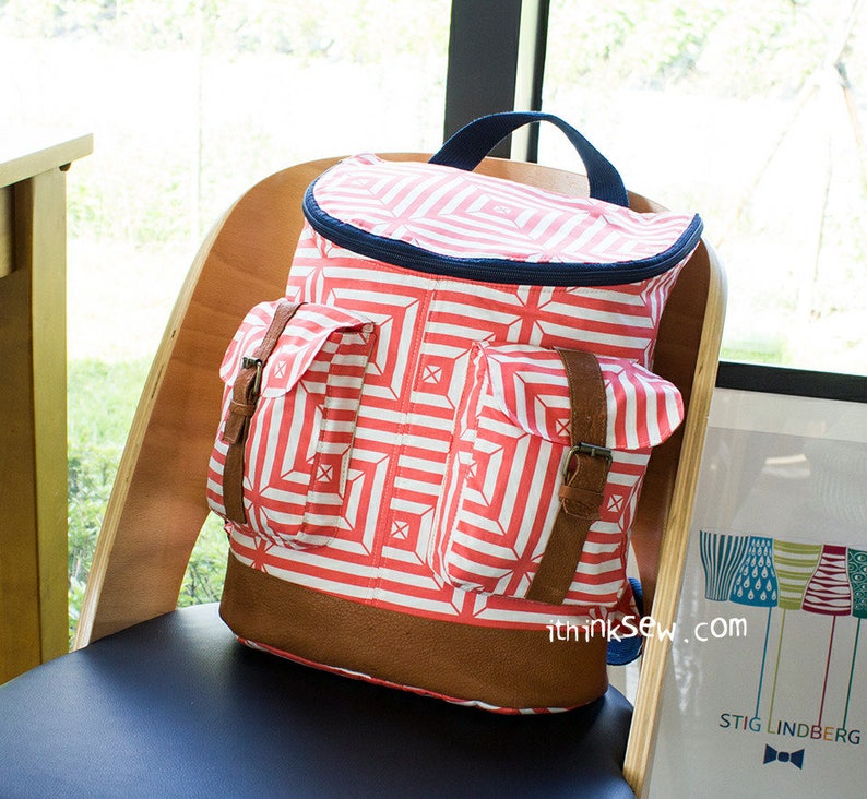 Donna Backpack PDF Sewing Pattern image 3