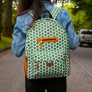 Large Backpack Sewing Pattern PDF | Carson School Bag Template for Laptops | DIY Zipper Daypack | Casual Commuter Rucksack