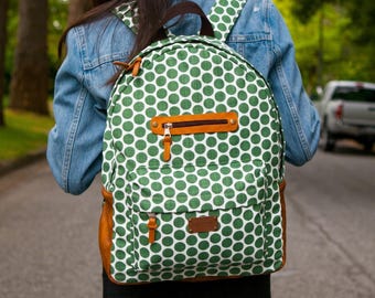 Molde em PDF para Mochila Grande | Modelo de Mochila Escolar Carson para Laptop | Mochila com Zíper Faça Você Mesmo | Mochila Casual para o Dia a Dia