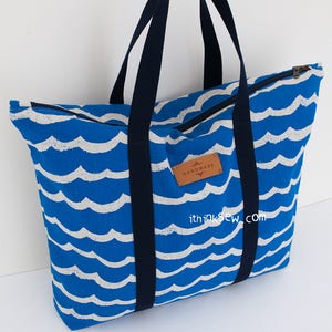 Junious Tote Bag PDF Sewing Pattern, Market Bag, Travel Bag - Etsy Canada