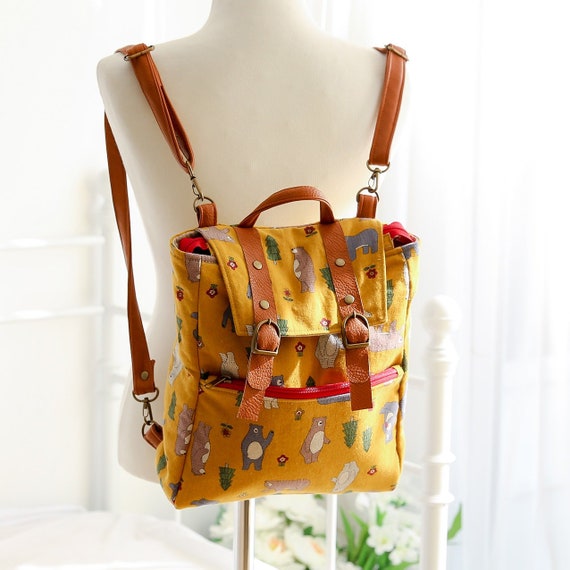 diy mini backpack pattern LindSport PDF Sewing (includes an A0 File, Projector File and Video!) Cute mini backpack sewing project
