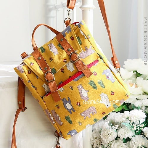 Sudoku Print Pattern Backpack