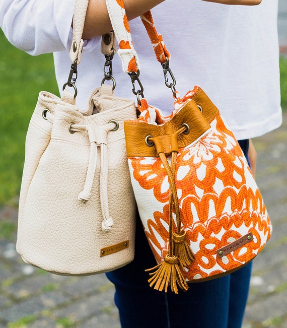 Colorful Patterned Bucket Bag ( Bag A ) The Bucket Bag | Gingercake Patterns and Design main image 3