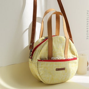 Hasa Cross Bag PDF Sewing Pattern, circle bag, kids bag
