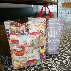 Kailey Foldable Market Bag PDF  Sewing Pattern, Shopping Bag, reusable bag, easy bag pattern