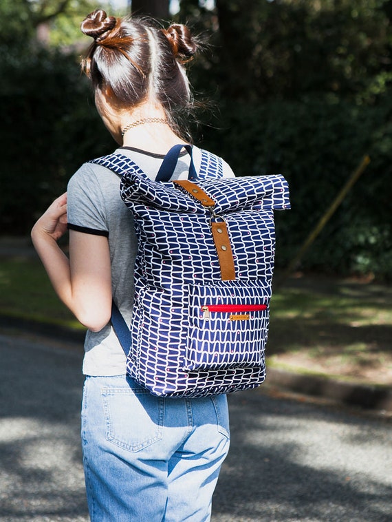 Roxanne Rolltop Backpack PDF Sewing Pattern - Etsy