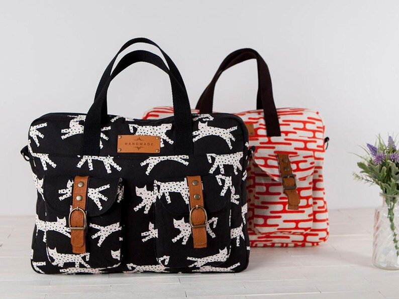 Judith Laptop Bag PDF Sewing Pattern, Brief Case, Office Bag, - Etsy Canada