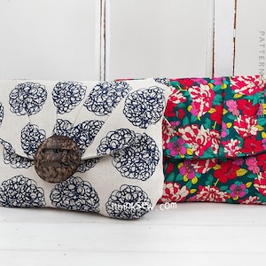 Clarise Clutch PDF Sewing Pattern, clutch bag, easy sewing pattern
