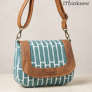 Naaipatroon Trixie Crossbodytas (pdf) | Zelfstudie mini-portemonnee | Kleine schoudertas | Knutselpatroon handtas voor zelfverzekerde beginners