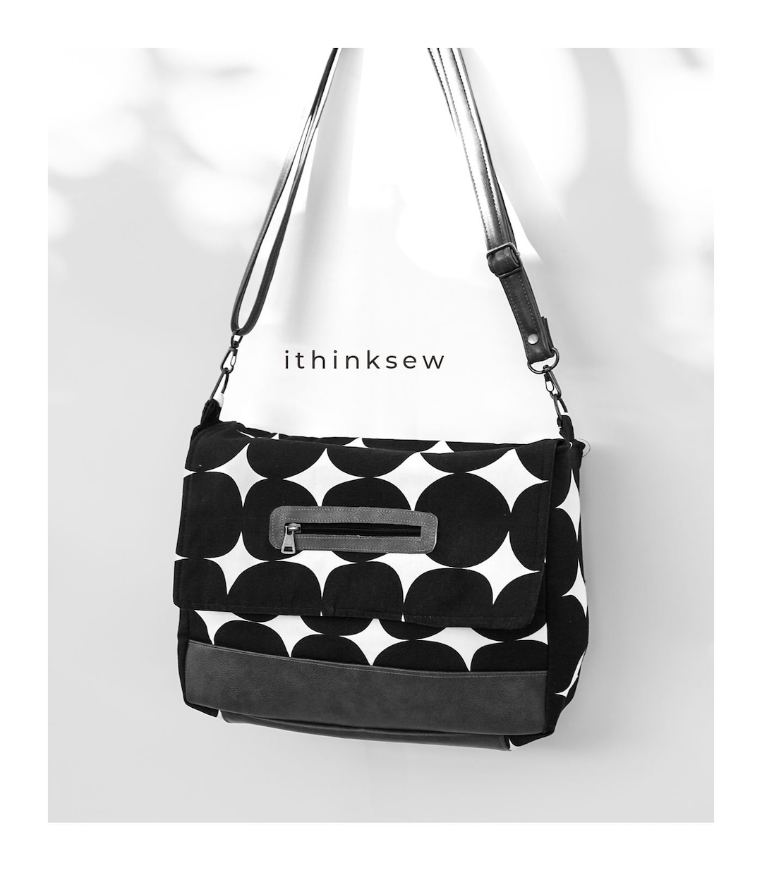 Terri Messenger Bag Sewing Pattern PDF | Crossbody Laptop Bag Tutorial ...