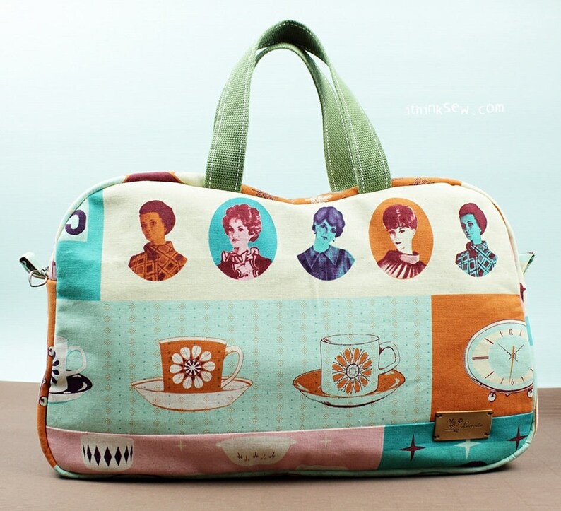 Katie PDF Sewing Pattern | Boston Bag | Retro Handbag Sewing Tutorial ...