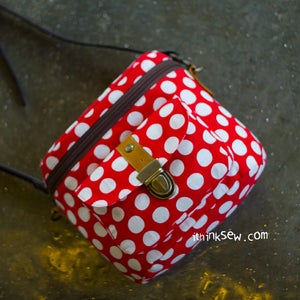 Nicky Camera Bag PDF Sewing Pattern with FREE Camera Strap pattern image 3