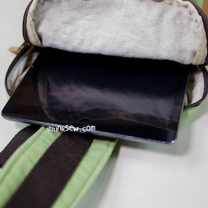 Kenzie Cross Body Sling Bag PDF Sewing Pattern, Tablet Bag, Sports Bag ...