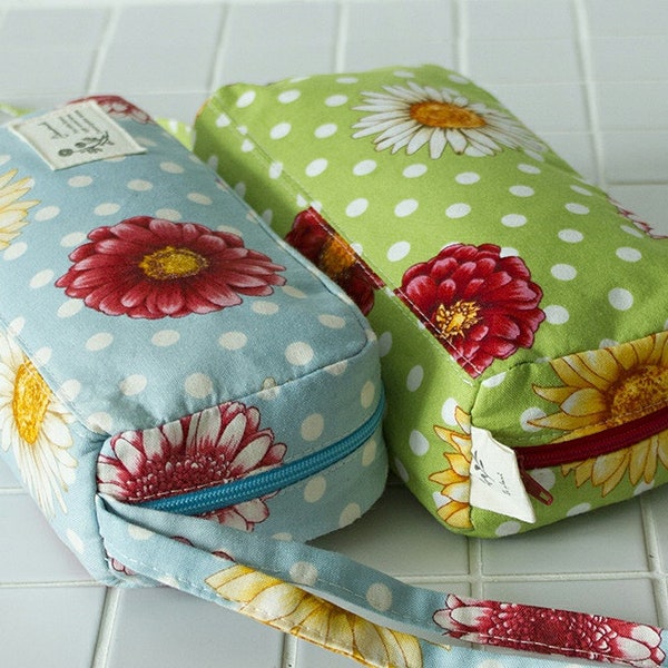 Wendy Zipper Pouch PDF Sewing Pattern, easy sewing pattern