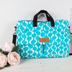 Lisette Laptop Bag PDF Sewing Pattern