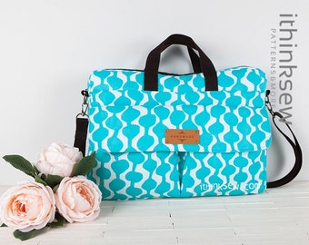 Lisette Laptop Bag PDF Sewing Pattern