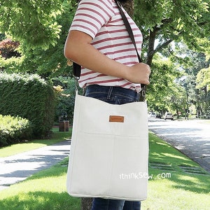 Rander Laptop Bag PDF Sewing Pattern mit Video Tutorial, einfaches Schnittmuster