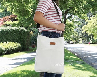 Rander Laptop Bag PDF Sewing Pattern with Video Tutorial, easy sewing pattern