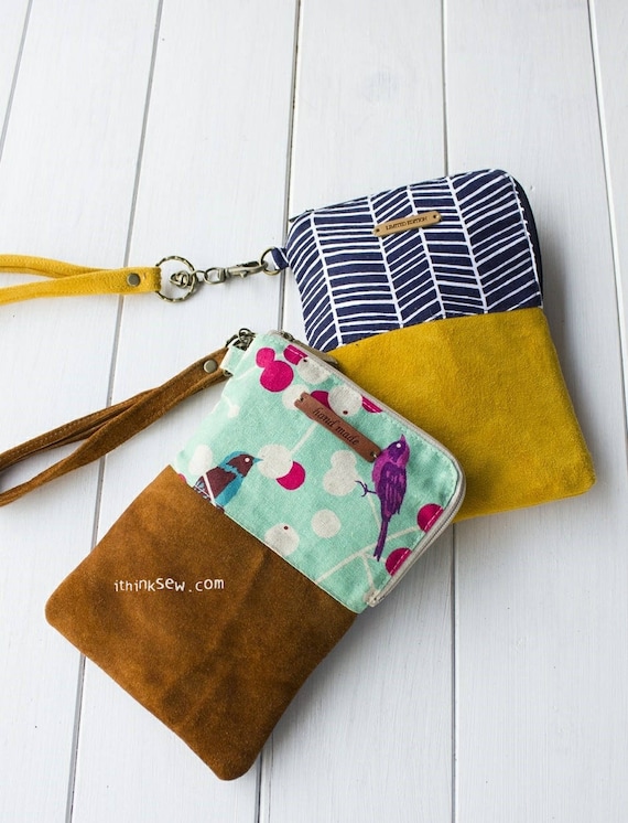 Jamie Phone Wallet Pouch PDF Sewing Pattern with FREE Phone Charger  Holder Pattern