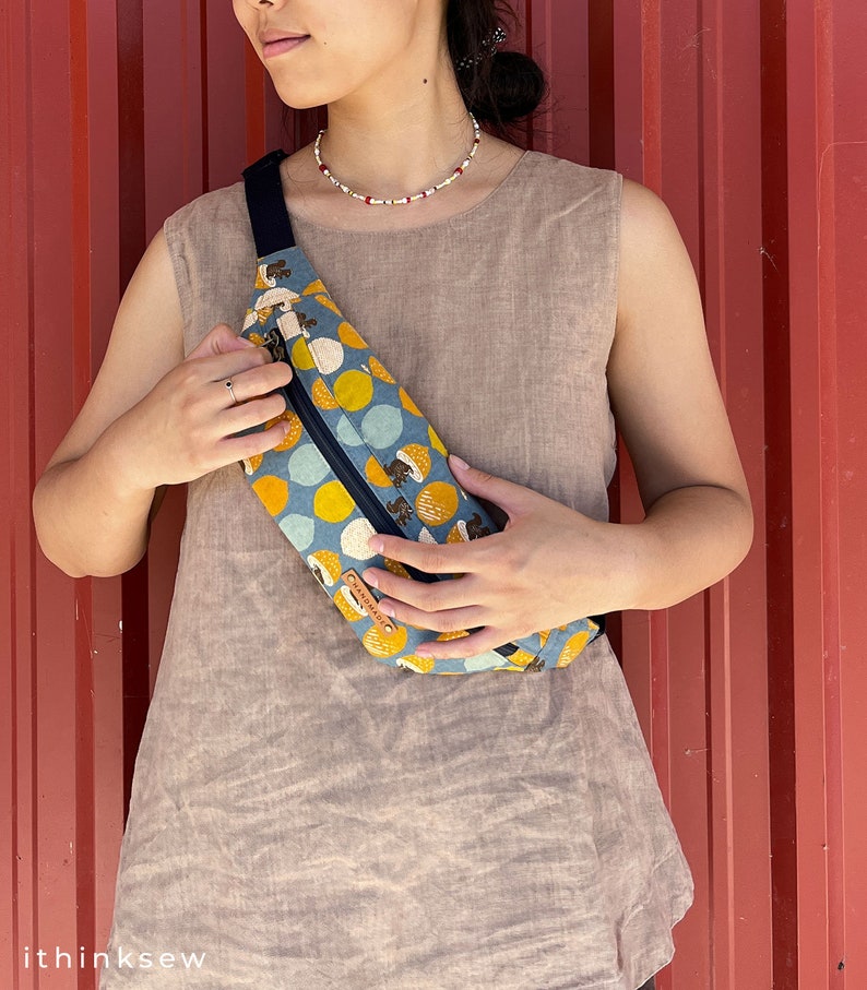 Trent Sling Bag PDF Sewing Pattern Sports Bike Bag Pattern Etsy