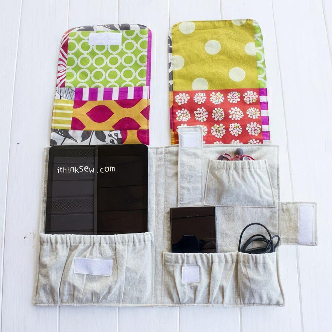 All in One Phone & Tablet Pouch PDF Sewing Pattern, Gadget Bag - Etsy