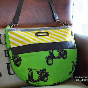 Zoey Cross Bag PDF Sewing Pattern, easy sewing pattern