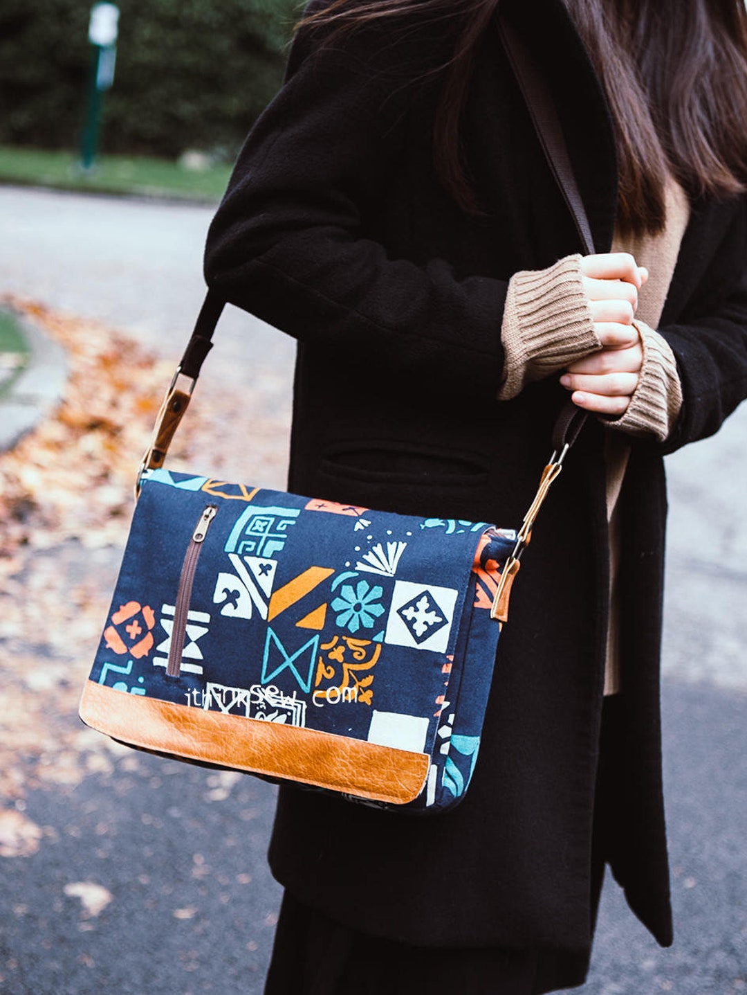 Rosita Messenger Bag PDF Sewing Pattern | Crossbody Bag PDF Tutorial ...
