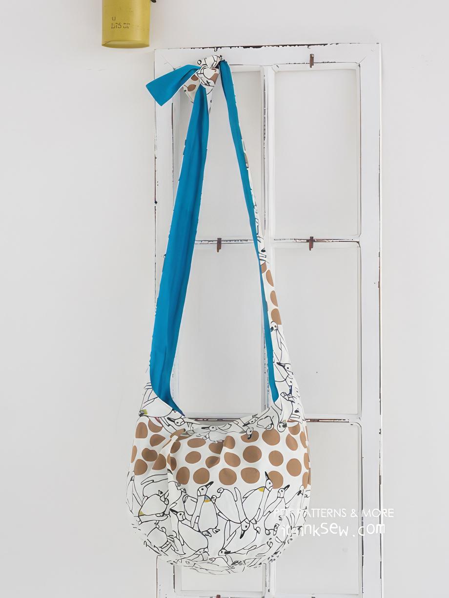 2 Sizes Hobo Bag Sewing Pattern PDF | Easy Slouchy Purse Tutorial ...