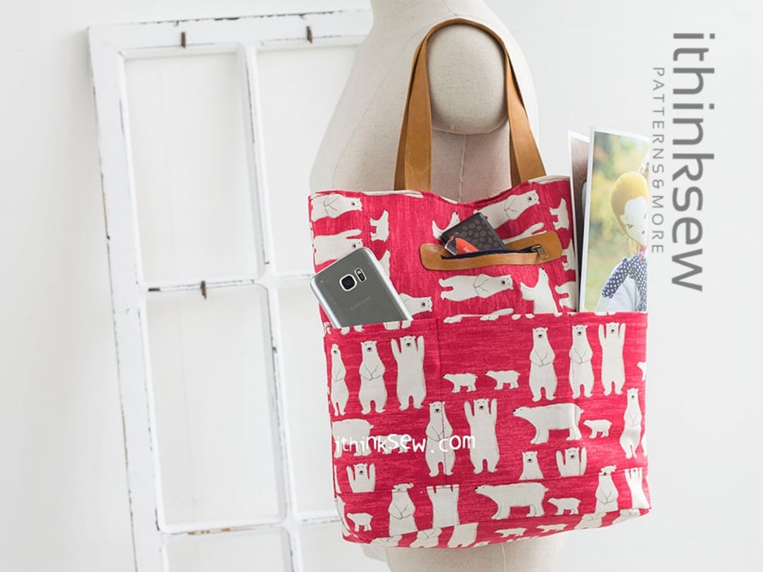 Ayana Tote Bag PDF Sewing Pattern Etsy UK